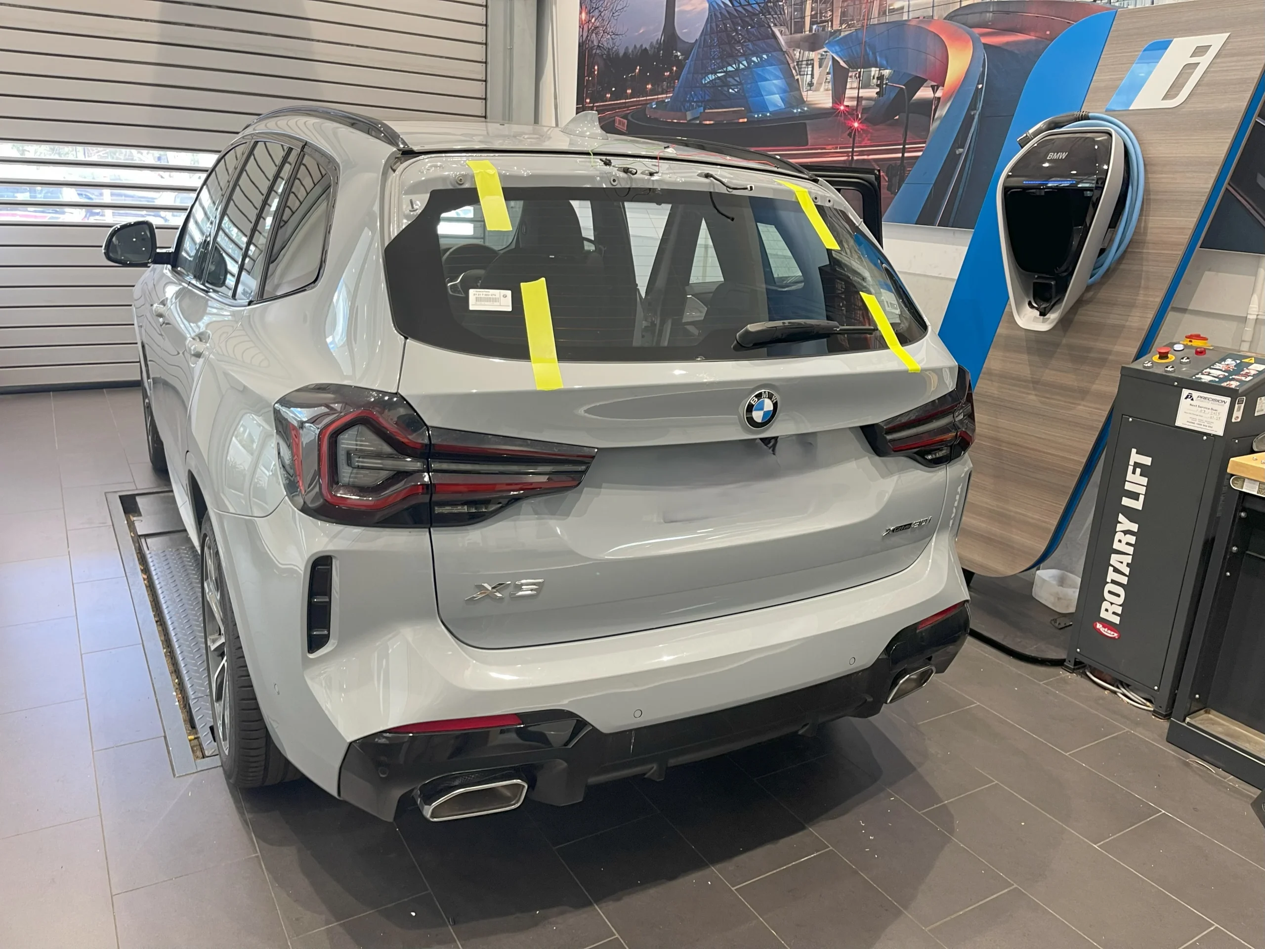 BMW rear window replacement